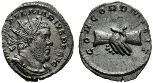 marius roman coin antoninianus